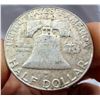 Image 7 : BEN FRANKLIN SILVER HALF DOLLARS - 1952D, 1963D