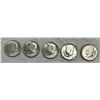 Image 1 : KENNEDY HALF DOLLARS - 1965, 1966, 1967, 1968D, 1969D