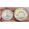 Image 2 : BEN FRANKLIN SILVER HALF DOLLARS - 1952D; WASHINGTON SILVER QUARTER - 1952D