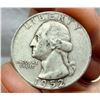 Image 3 : BEN FRANKLIN SILVER HALF DOLLARS - 1952D; WASHINGTON SILVER QUARTER - 1952D