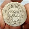 Image 10 : BARBER SILVER DIMES - 1905, 1908, 1908D, 1910, 1913, 1914, 1914D