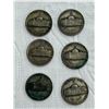 Image 2 : WAR NICKELS - 1943P, 1943D, 1943S, 1944P, 1944D, 1944S - COMPLETE SET OF EACH MINT FOR BOTH YEARS!