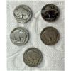 Image 3 : BUFFALO (INDIAN HEAD) NICKELS - lot of 12; 1936 (x6), 1936D (x2), 1937 (x2), no dates (x5)