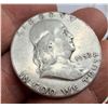 Image 3 : BEN FRANKLIN SILVER HALF DOLLARS - 1952, 1954