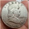 Image 6 : BEN FRANKLIN SILVER HALF DOLLARS - 1952, 1954