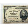Image 3 : $20 NATIONAL CURRENCY ISSUED BY THE FEDERAL RESERVE BANK OF MINNEAPOLIS, MINNESOTA – 1929 S