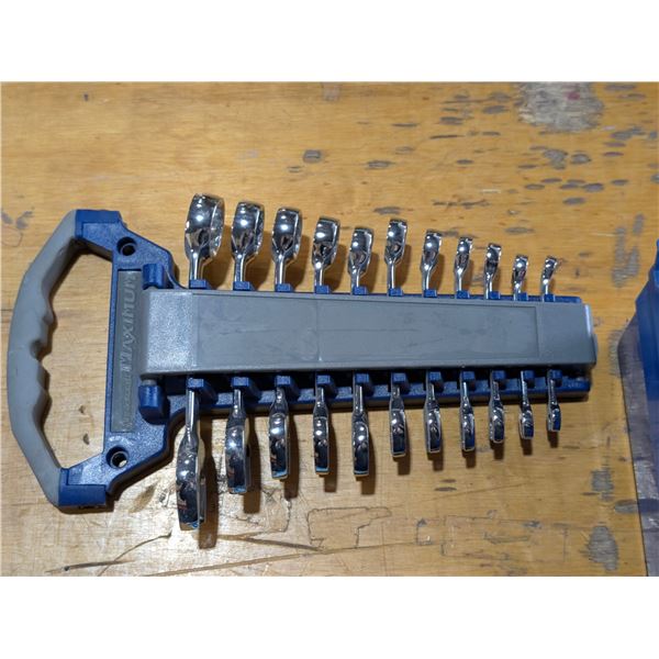 JEU DE 11pcs CLÉS MASTERCRAFT MÉTRIQUE 7-22mm