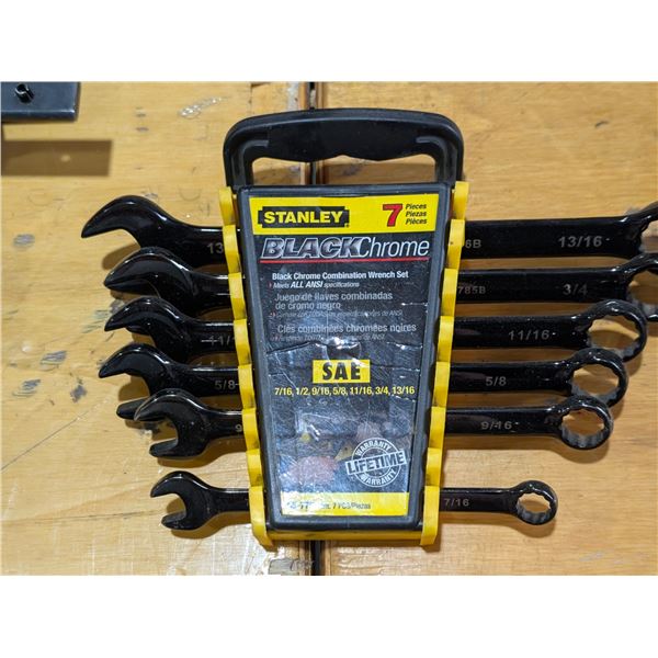 JEU DE 6pcs CLÉS STANLEY SAE 7/16"-13/16" (1/2" MANQUANT)