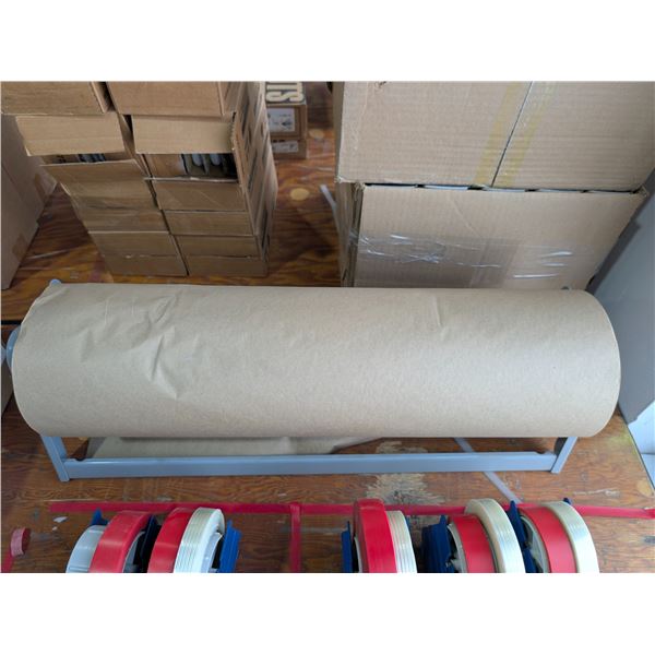 ROULEAU DE PAPIER BRUN 24" AVEC DISTRIBUTRICE