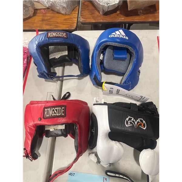 LOT: 4 CASQUES DE BOXE ASST