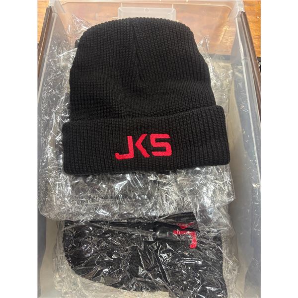 LOT DE 12 TUQUES LOGO JKS