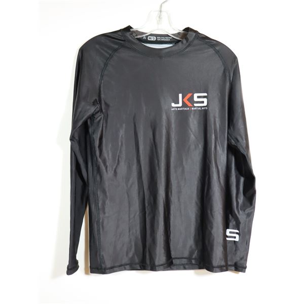 LOT DE 17 CHANDAILS À MANCHES LONGUES-HOMMES- 85% POLY-15% SPANDEX LOGO JKS gr:SM