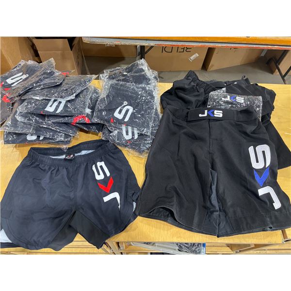 LOT DE 30pcs SHORTS AVEC LOGO JKS GR:ASST(XL,MED,SM)