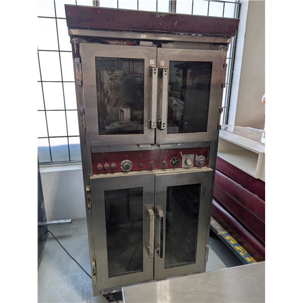 FOUR À CONVECTION AVEC ETUVE DOYON 32"x35"x71" (CONDITION INCONNU)
