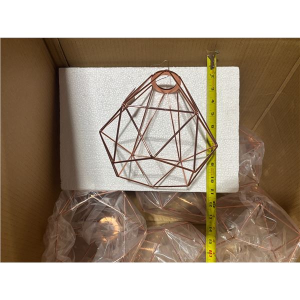 LOT DE +/-99 ABAT-JOURS DE LUMIÈRE SUSPENDU PLOG-IT #DR009 COPPER