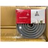 Image 1 : LOT DE +/-296 ABAT-JOURS DE LUMIÈRE SUSPENDU PLOG-IT  #DR001 GREY SILICON 9"x6.5"