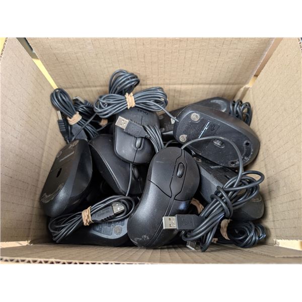 LOT DE 24 SOURIS USB ASST.