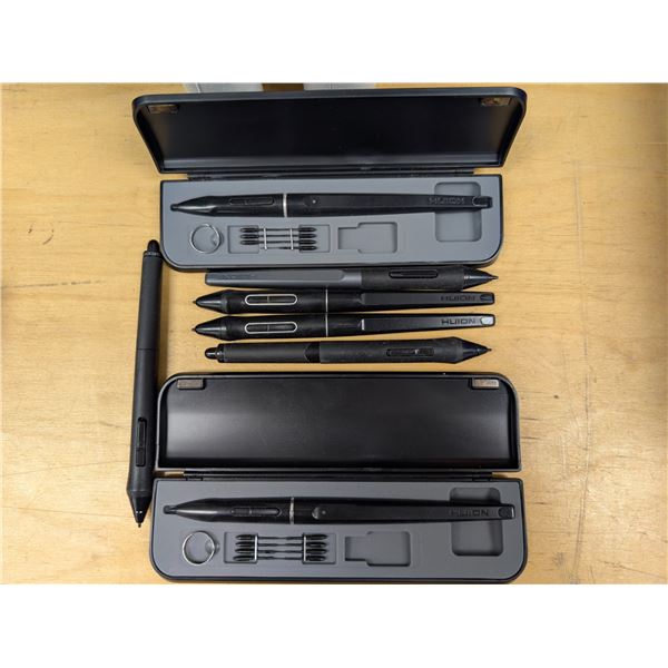 LOT DE STYLOS POUR ÉCRANS HUIOIN/WACOM ASST