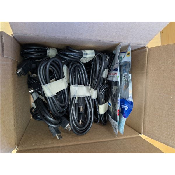 LOT DE 25 CABLES HDMI ASST.