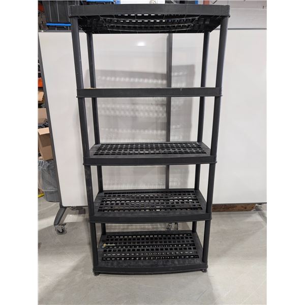 ÉTAGÈRE EN PLASTIQUE -5 TABLETTES 36"x17"x72"