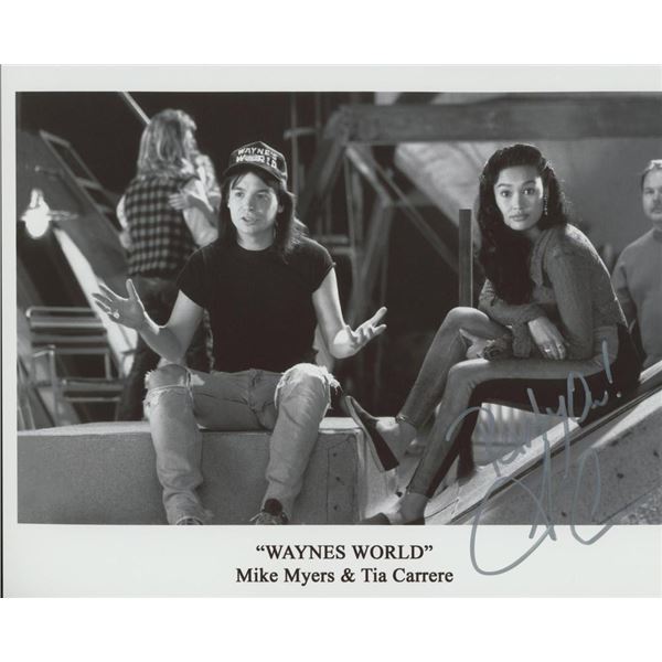 Wayne's World Tia Carrere signed movie photo. GFA Authenticated