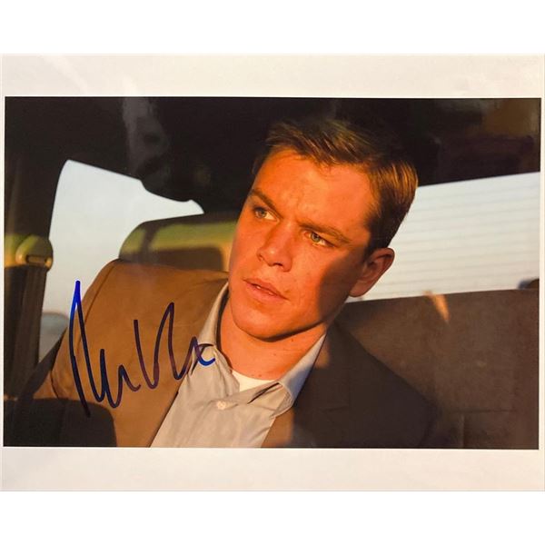 Syriana Matt Damon Signed Movie Photo