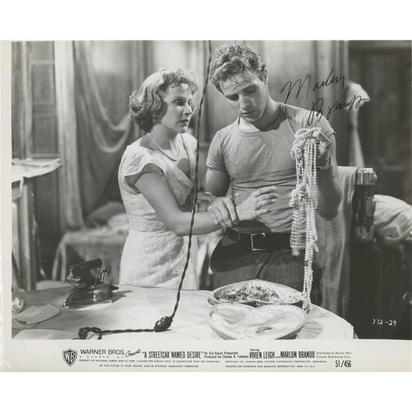 Rare Marlon Brando A Streetcar Named Desire signed movie photo