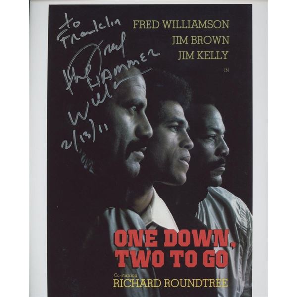 One Down, Two to Go Fred "The Hammer" Williamson signed movie photo
