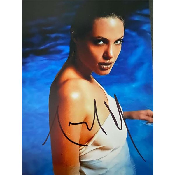 Tomb Raider Angelina Jolie signed photo