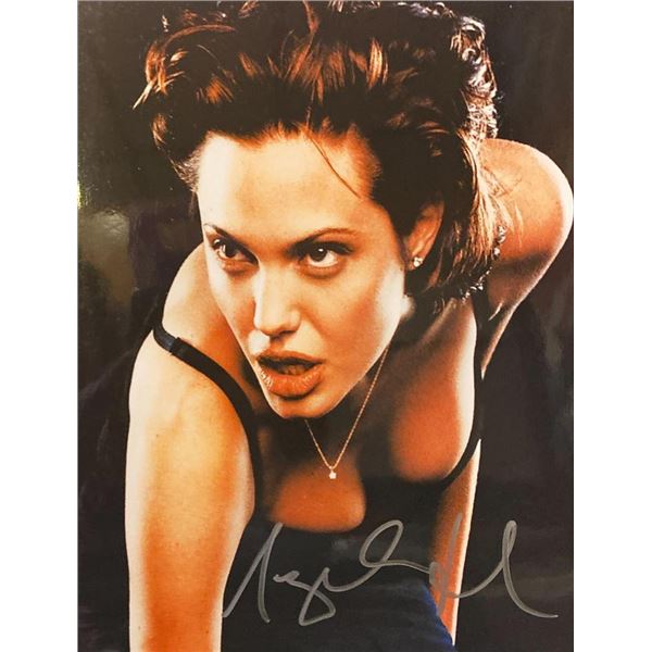 Mr and Mrs Smith Angelina Jolie Signed Photo. GFA Authenticated