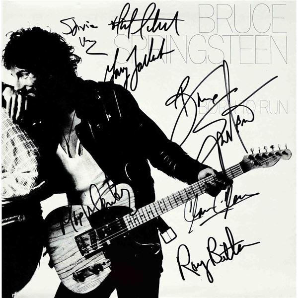 Bruce Springsteen signed Born to Run album