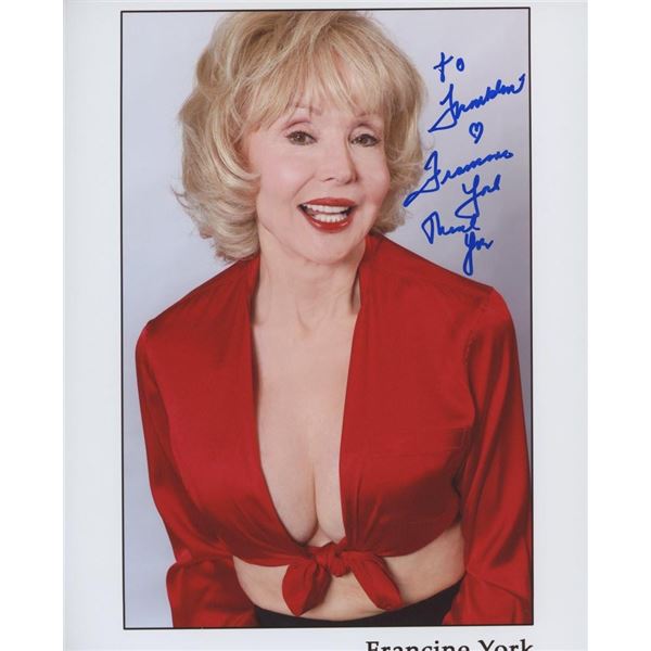 Francine York signed photo. GFA Authenticated