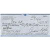 Image 1 : Brooklyn Dodgers Andrew Pafko signed check