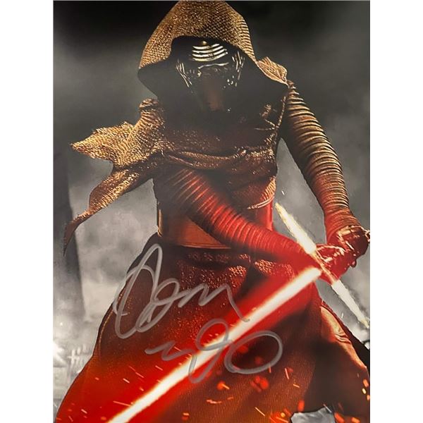 Star Wars Kylo Ren Adam Driver signed movie photo