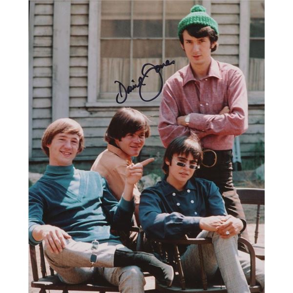 The Monkees Davy Jones signed photo