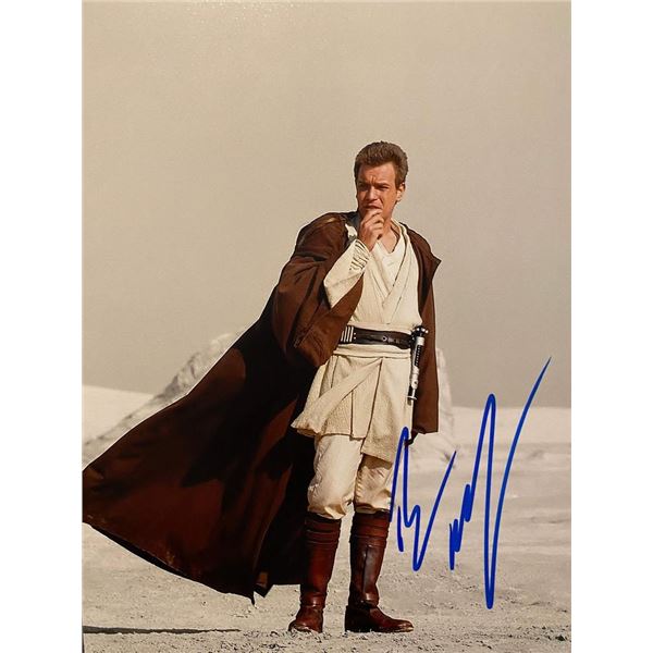 Star Wars Ewan McGregor signed photo