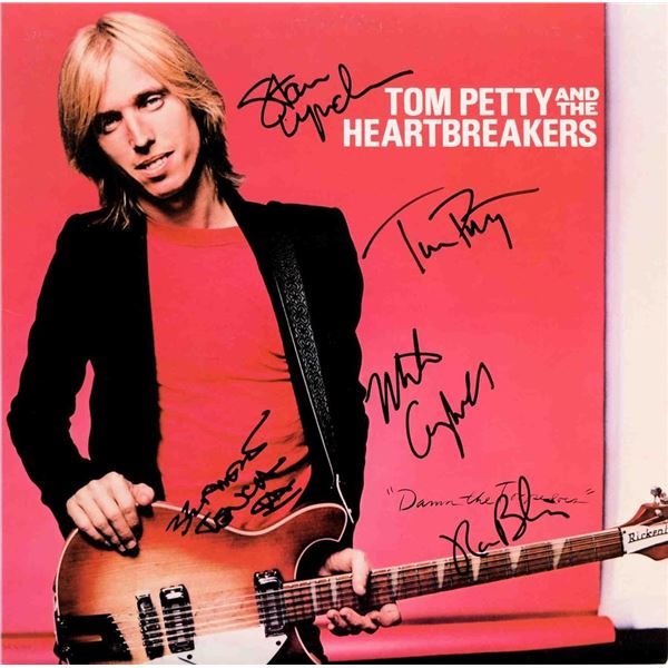 Tom Petty & The Heartbreakers signed  Damn The Torpedoes