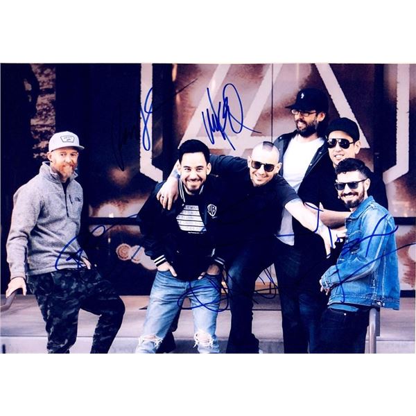 Linkin Park band facsimile signed  photo