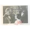 Image 1 : Star Wars 1977 Dave Prowse and Carrie Fisher facsimile signed movie photo