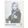 Image 1 : David Lee Roth facsimile signed  photo