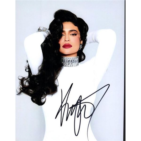 Kylie Jenner facsimile signed photo