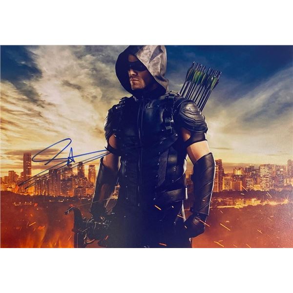 Arrow Stephen Amell facsimile signed photo