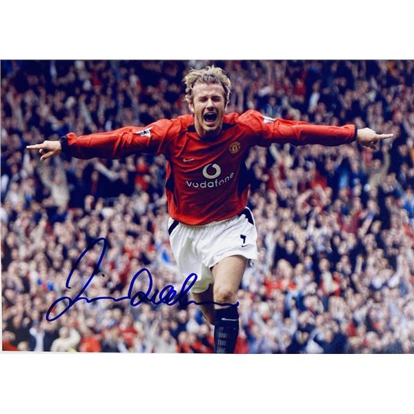 David Beckham facsimile signed  photo