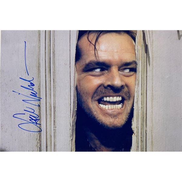 The Shining Jack Nicholson facsimile signed  movie photo