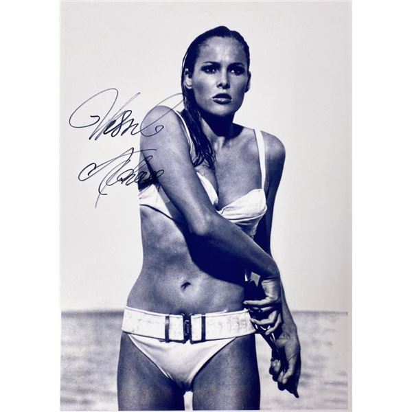 Bond Girl Ursula Andress facsimile signed photo