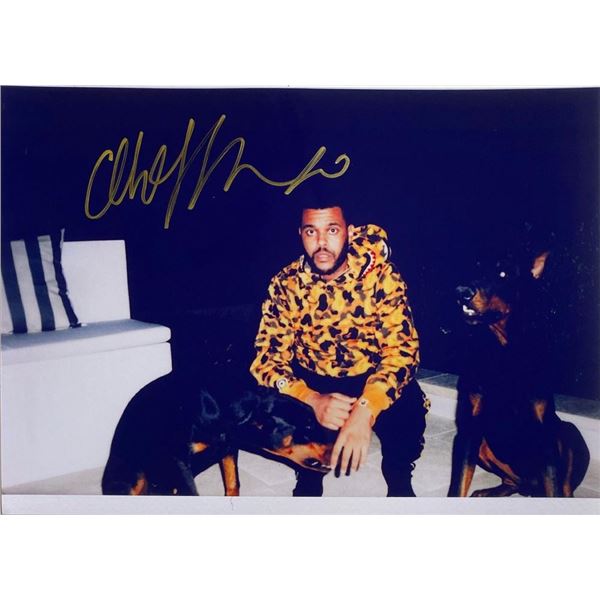 The Weeknd facsimile signed  photo