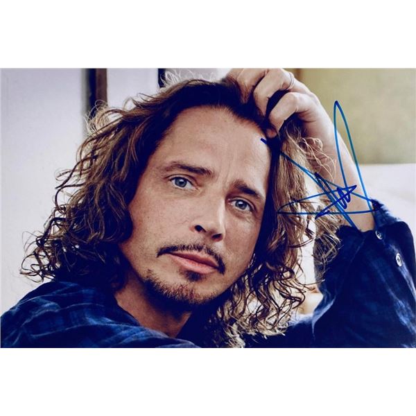 Chris Cornell facsimile signed  photo