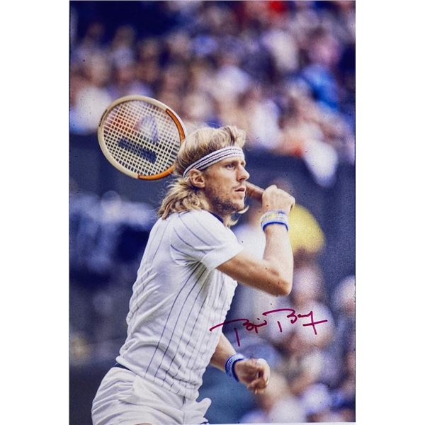 US Open Champ Bjorn Borg facsimile signed  photo