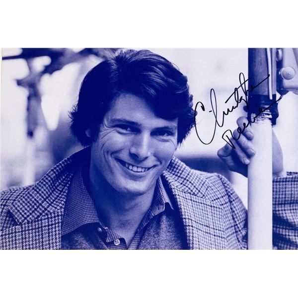 Christopher Reeve facsimile signed photo