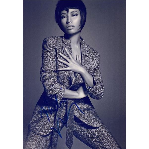 Nicki Minaj facsimile signed  photo